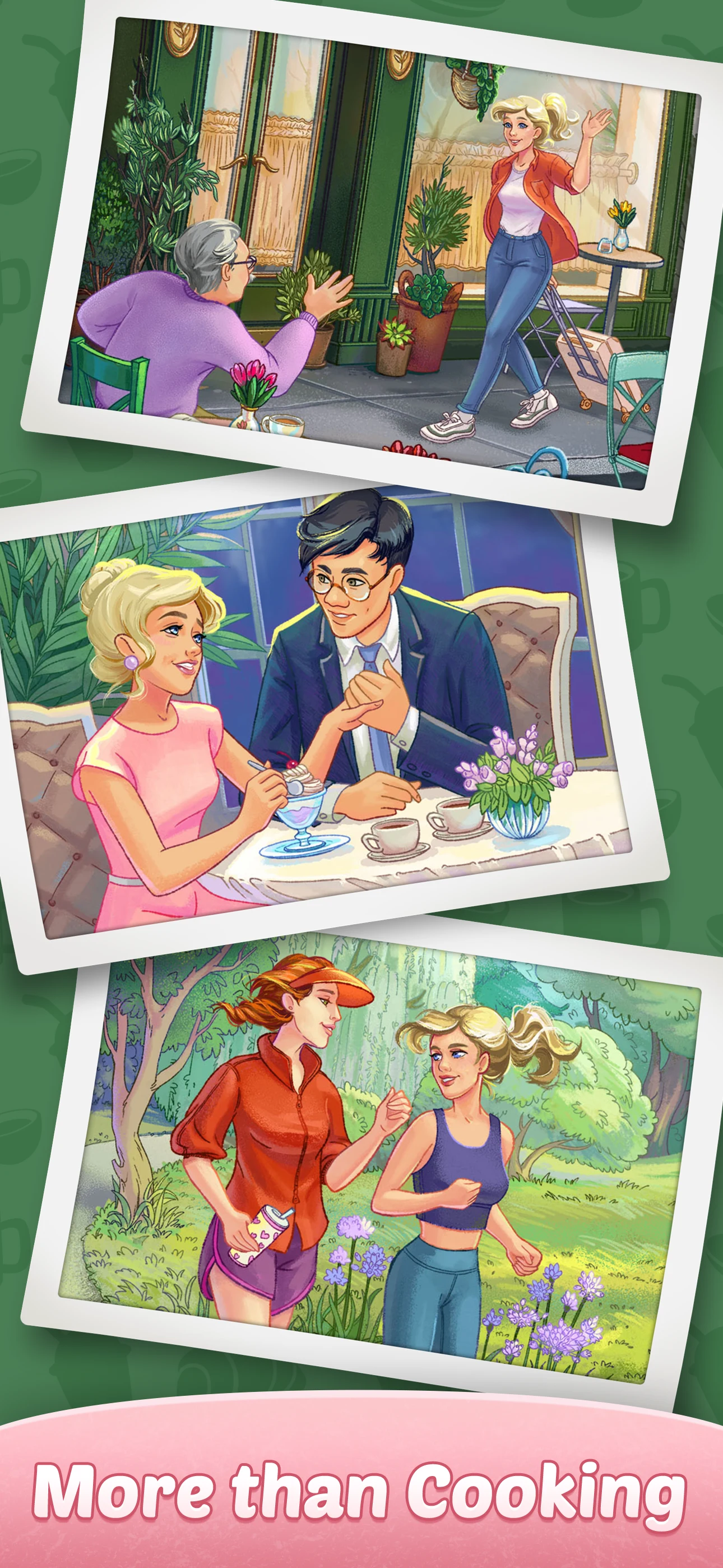 Corner cafe : Merge & Cook screenshot
