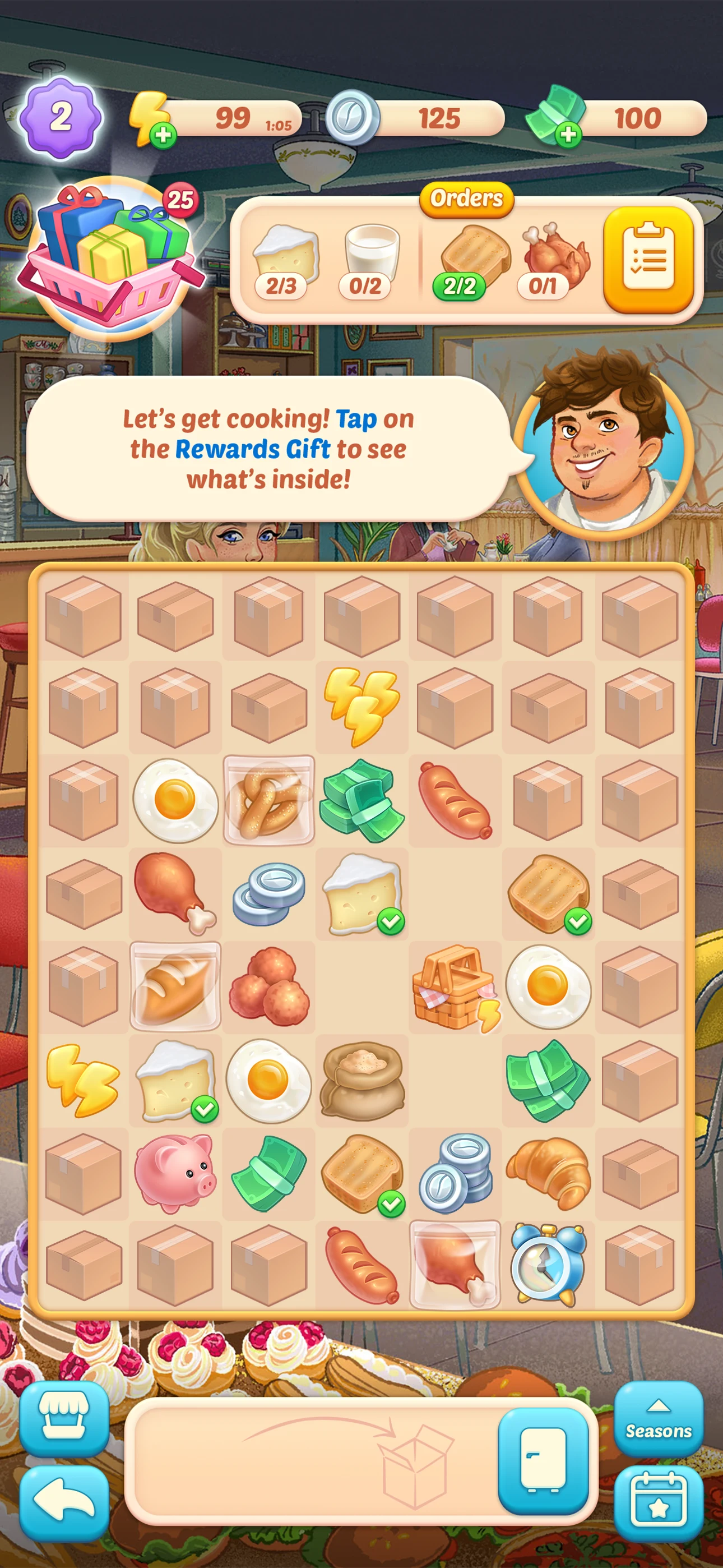 Corner cafe : Merge & Cook screenshot